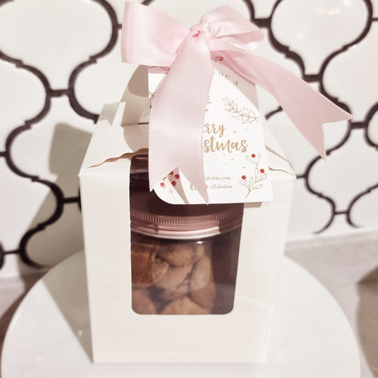 Gift Cookies With Tag & Ribbon